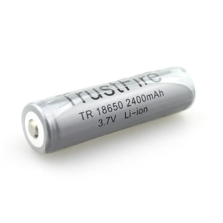 TrustFire TR 18650 3,7 В 2400 мАч фонарик для камеры фонарик защищенная батарея перезаряжаемые литий-ионные батареи с печатной платой