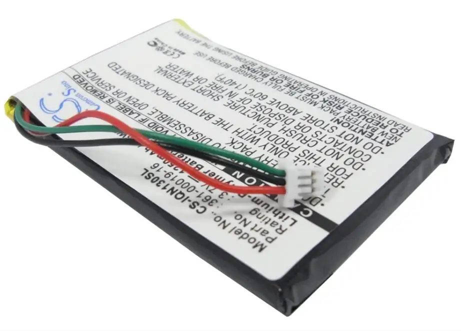 Cameron Sino 1250mah battery for GARMIN Nuvi 1300 1340T Pro 1350 1370T 1375T 1390 1490 361-00019-12 361-00019-16 batteries