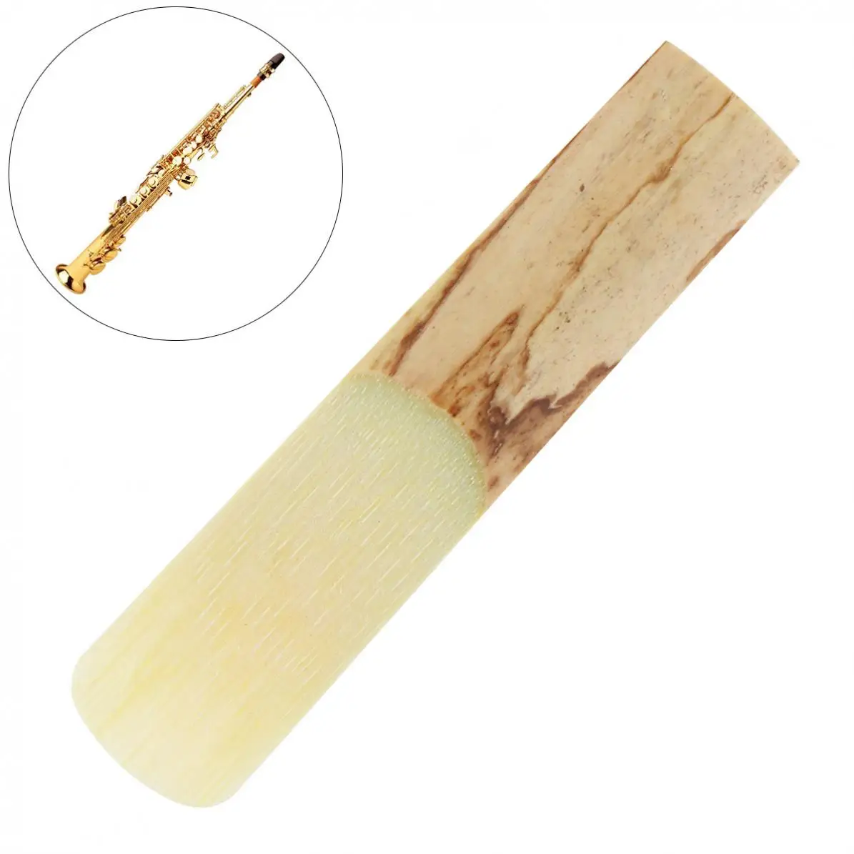 10pcs! High Grade Soprano bB Saxophone Sax Bamboo Reeds 2-1/2 Strength 2.5 for Soprano Saxophone