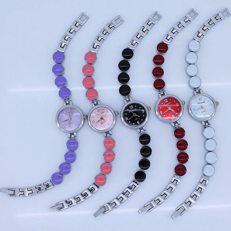 

10pcs/Lot Wholesale Mixed Color Bulk Fashion Watch Student Casual Bracelet Girl Watch Lady Women Adjust Band Quartz Wristwatches