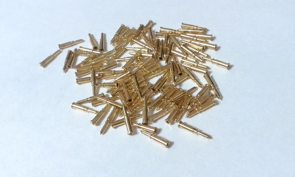 200PCS BNC Male pin for BNC RG6 Coax Coaxial adapter connector