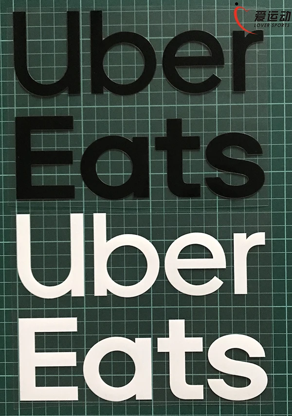 UBER EATS home-patrocinador de pecho de MARSEILLE, color negro y fuera, color blanco, 2019-2020