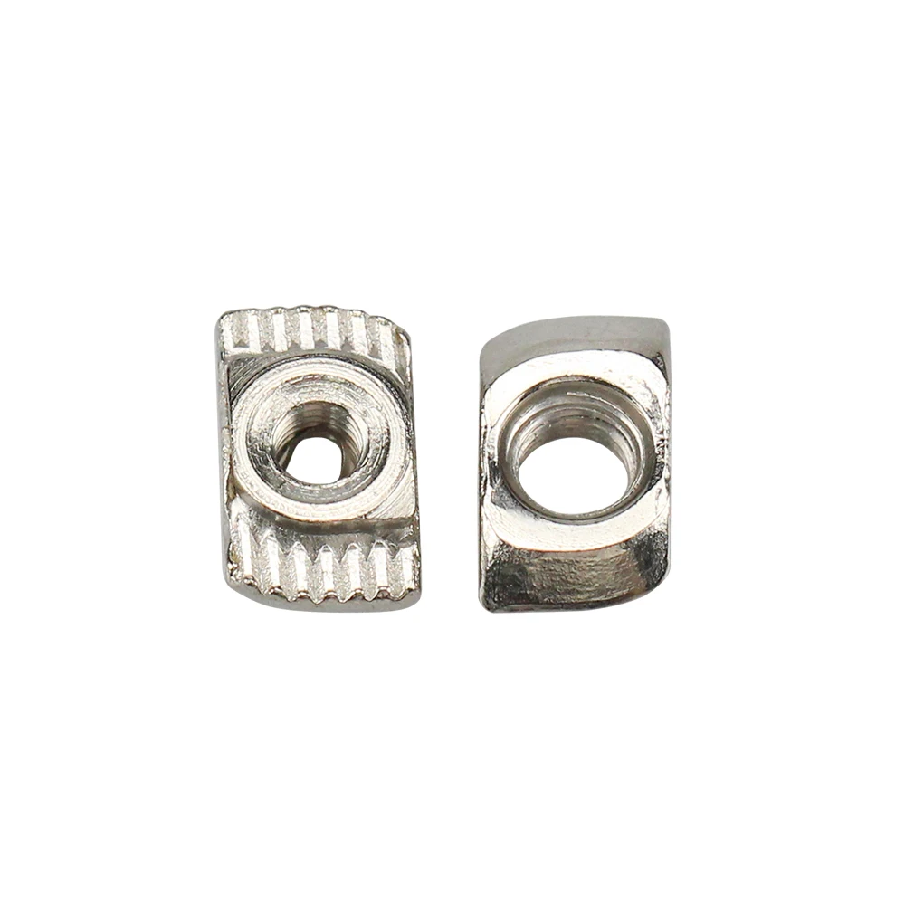 10Pcs M3 M4 M5 Carbon steel T type Nuts T-Nuts Fastener Aluminum Connector For EU Standard 2020 Industrial Aluminum Profile