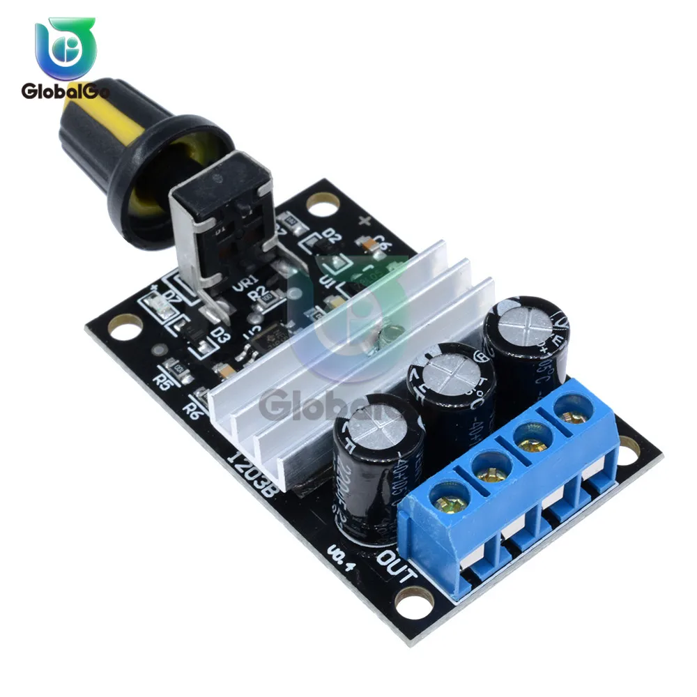 NE555 6V-28V 3A PWM DC Motor Speed Controller Regulator Adjustable Speed Control Switch Fan DC Motor Governor 80W 12V 24V