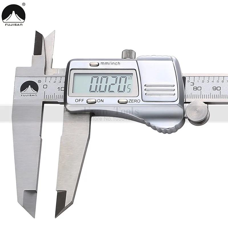 FUJISAN 0-300mm/0.01mm Digital Caliper Metric/Inch Electronic Vernier Calipers Stainless Steel Micrometer Gauge Measuring Tools