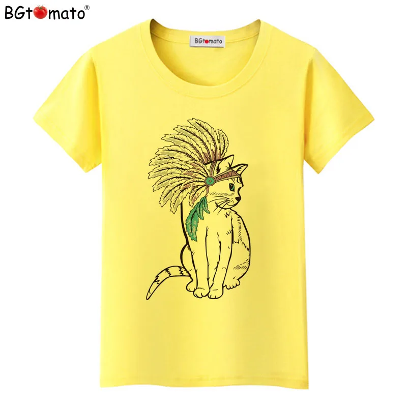 

BGtomato New style cats t-shirt women lovely top tees New design Tops short sleeve women fashion summer clothes