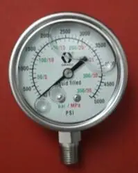 

Free shipping 0~5000psi 102814 113654 102-814 113-654 Pressure Gauge Pressure meter 2.5 inch 2-1/2" 1/4 NPT suit for water pump