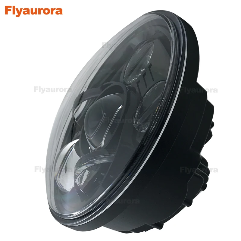 Flyaurora 7 นิ้ว LED รถจักรยานยนต์ไฟหน้า 7 "45 W LED High Light Beam Light สำหรับ Victory รถจักรยานยนต์ MBG046