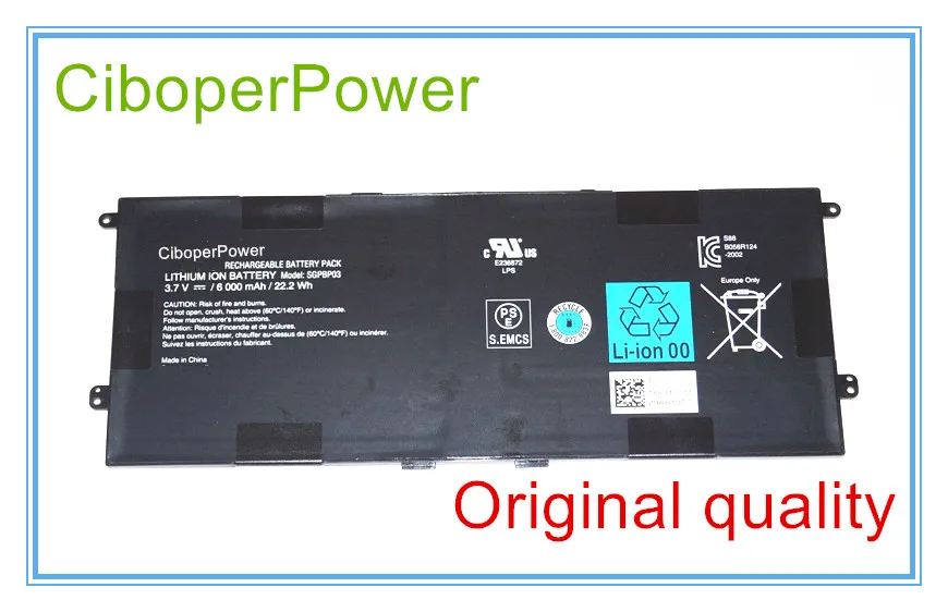 

3,7 в Втч оригинальный качественный Новый аккумулятор для ноутбука SGPBP03 для Z S SGPT1211 SGPT121US/S SGPBP03 Бесплатная доставка