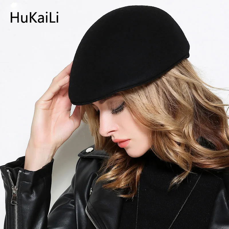 Nobility fashion female cap beret woolen forward cap spring and summer female hat