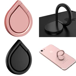 Water Droplets Ring Holder Universal Mobile Phone Ring 360 Rotary Magnetic IRE Metal Finger Grip Stand For IPhone 16 15 14Pro