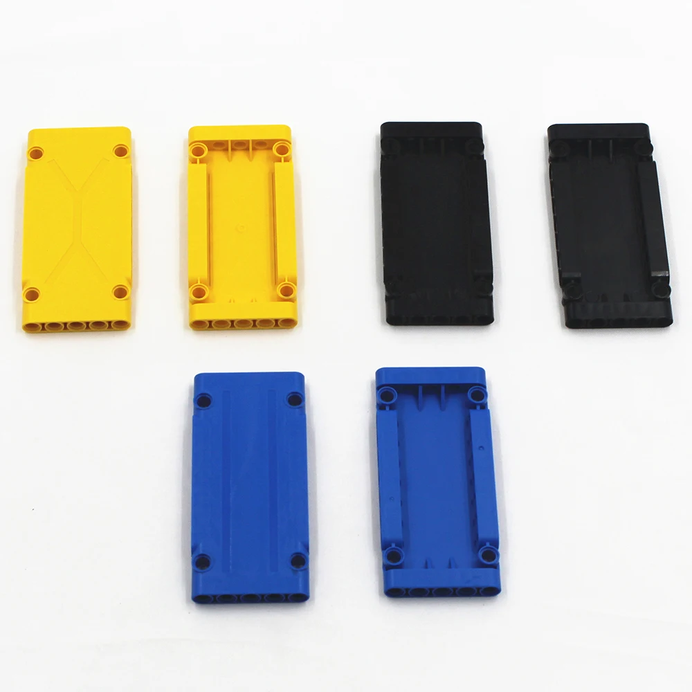 MOC Building Blocks Self-Locking Brick Technical Parts 10Pcs Technical Flat Planel 5x5x11 Compatible With Lego 64782 for Boy toy