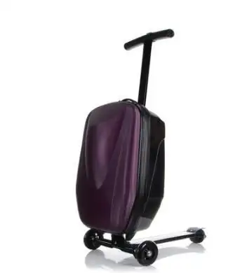 Trolley case 20 inch PC suitcase student scooter Rolling Luggage 20 Inch Travel Luggage Scooter Suitase Cabin Luggage suitcase