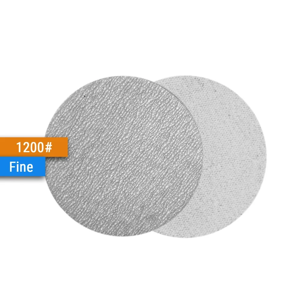 30 sztuk 2 Cal (50mm) z tlenku aluminium Hook & Loop białe szlifowania na sucho tarcze do drewna obrotowy narzędzia do polerowania akcesoria