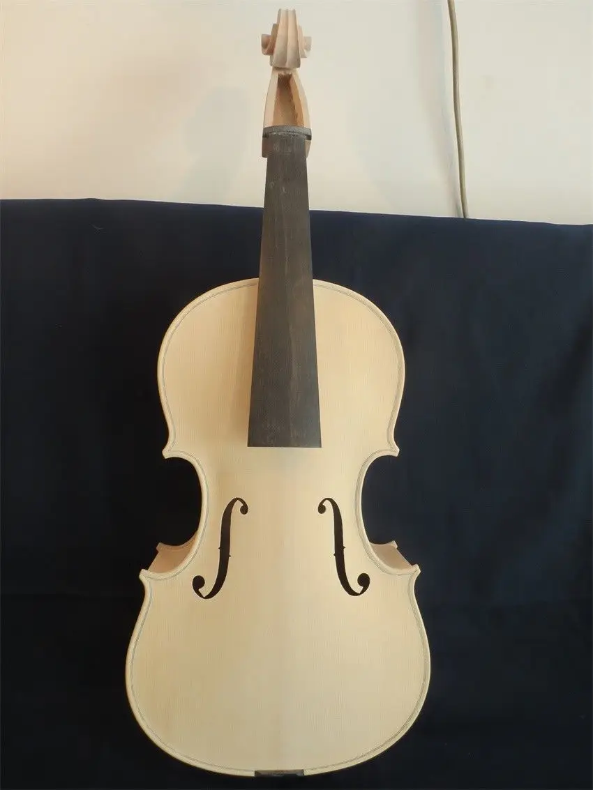 Viola de 4 cuerdas sin terminar hecha a mano de 15" (380 mm), espesor de las costillas: 80 mm