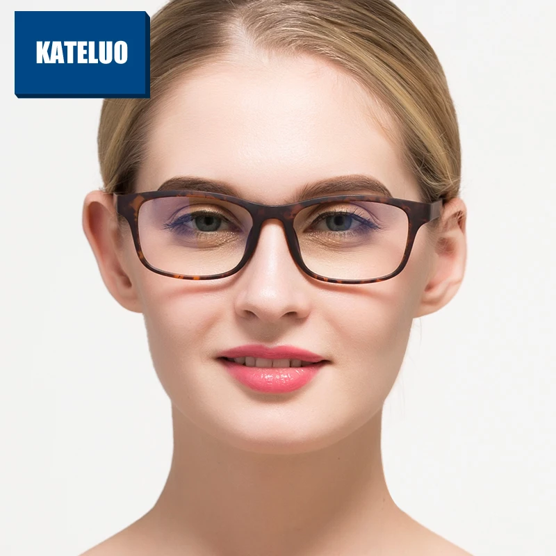 KATELUO 2020 Women's Computer Goggles Anti Blue light Laser Fatigue Radiation-resistant Glasses Eyeglasses Frame for Women 9219