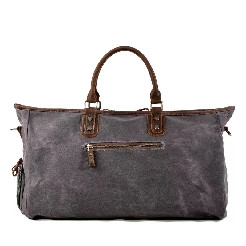 Bolso de lona multifunción de gran capacidad para hombre, bolsa de lona impermeable para viaje, tipo bandolera bolso de hombro, bolsas de equipaje