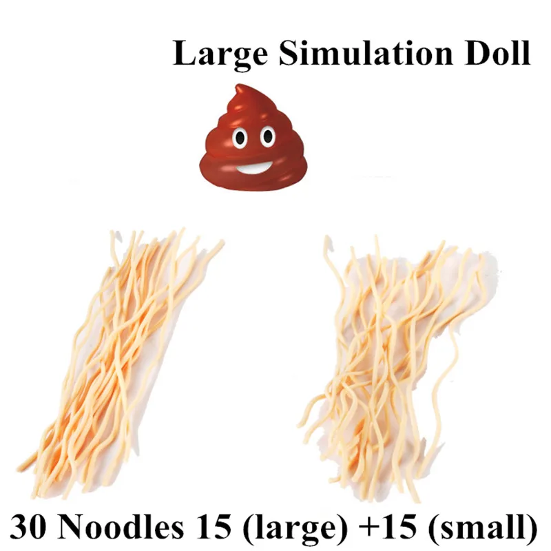 Removed Noodles Family Desktop Game Don't Let The Shit Fall Into Bowl  Funny Toy Balance Game Party Prank kids Novel Gift