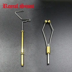 Royal Sissi 2pcs economic Fly tying tools set rotary whip finisher built-in half hitch&Ceramic Tip fly tying Bobbin Holder combo