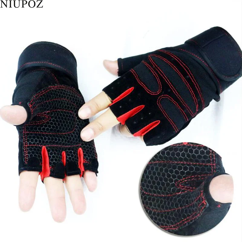 Halfvinger Guantes Beschermende Sporthandschoenen Luvas Power Fitness Gewichtheffen Gymtraining Multifunctionele Handschoenen G188