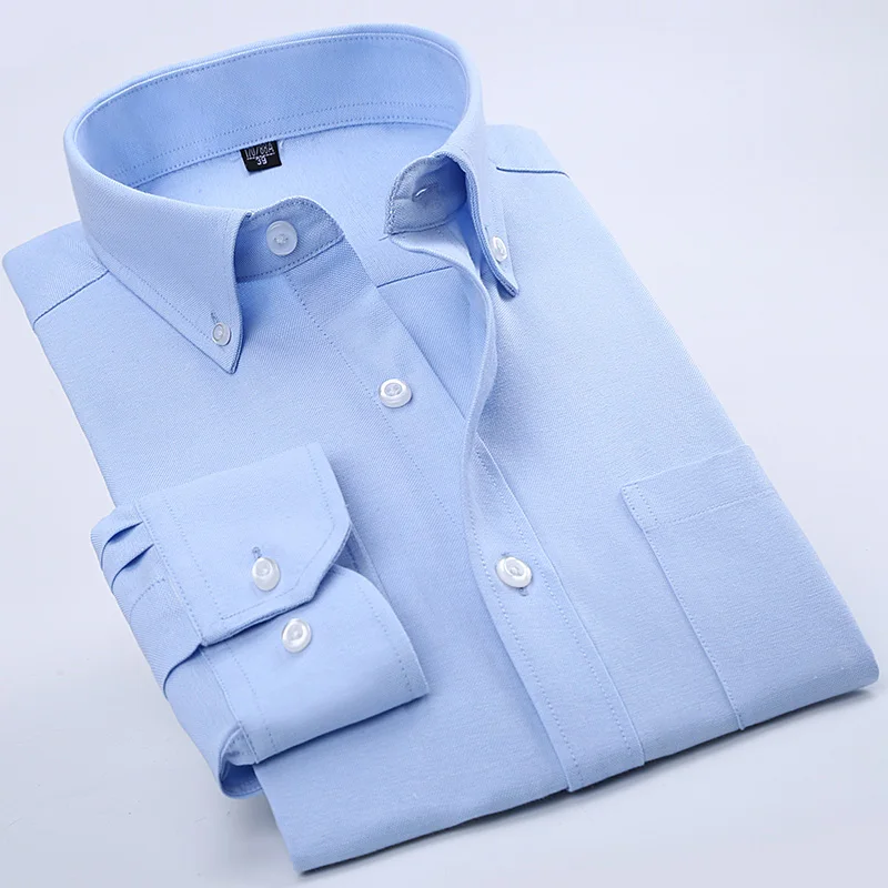 Thương Hiệu Chắc Chắn Oxford Áo Sơ Mi Nam Xuân Áo Thu Đông Áo, Thời Trang Áo Sơ Mi Camisa Masculina Trắng Đen Nhiều Màu Sắc