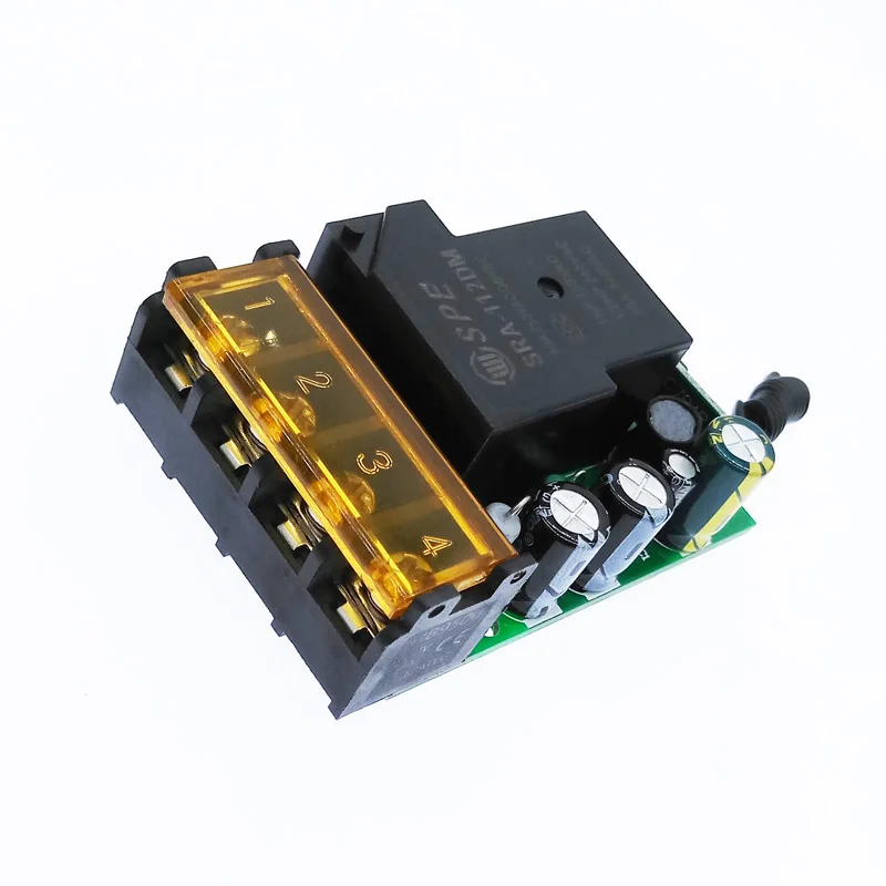 12V 24V DC Wireless Remote Controller Switch AC 220V 110V MAX 40A Universal Relay Receiver Module Wide Voltage 433Mhz EV1527