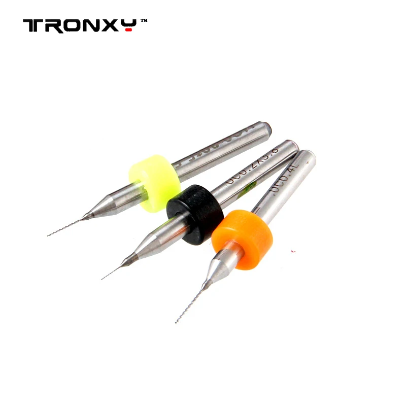 Tronxy 10pcs/set Extruder nozzle clear up drill 0.1~1.0mm for 3D printer clearance tools block