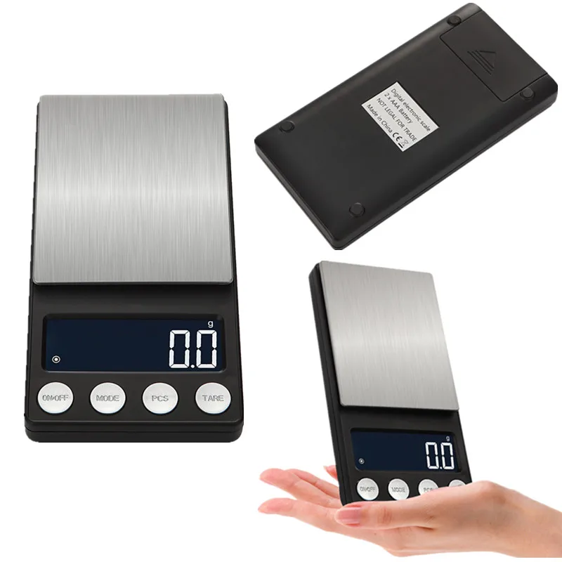 500g 0.1/500g 0.01/200g 0.01 bilancia digitale per alimenti bilancia da cucina elettronica LCD bilancia portatile