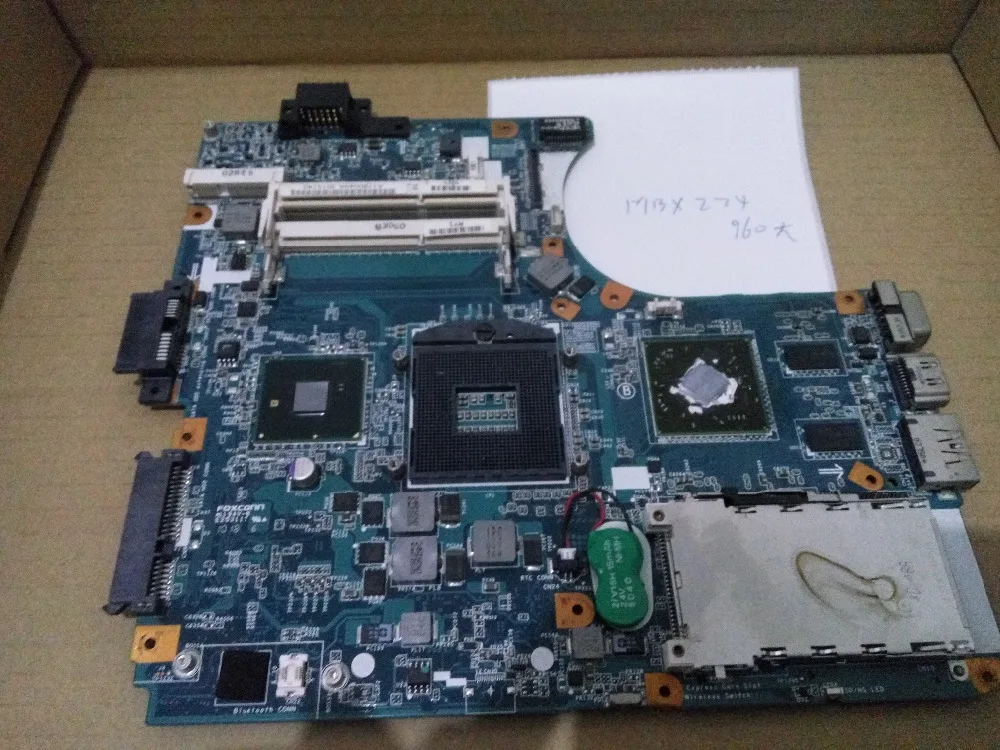 

m960 / m961 mbx-224, 4 MEMORY CHIPS connect with motherboard full test LAP connect board