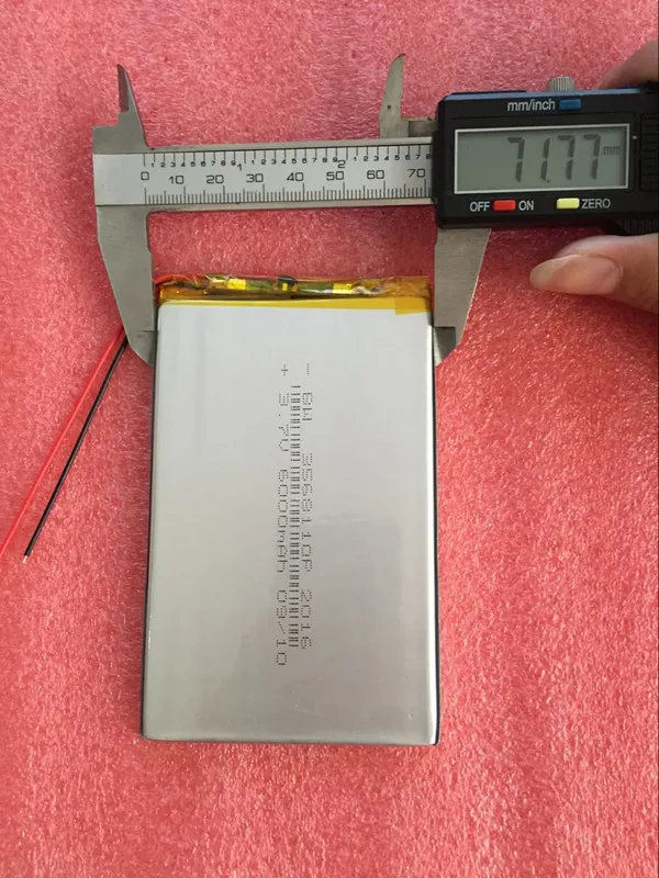 Cubo tablet de computador 10 polegadas u25gt super versão talk7x original 3.7v bateria de polímero embutida célula recarregável li-ion