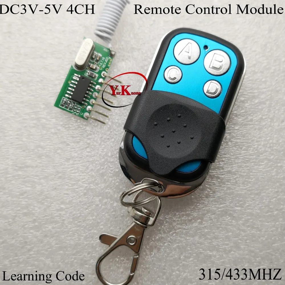 433 315 Wireless Receiver Module 1527 2260 Decoding Module 4Ch TTL ASK Relay Microcontrollers RF Wireless Driver Superheterodyne