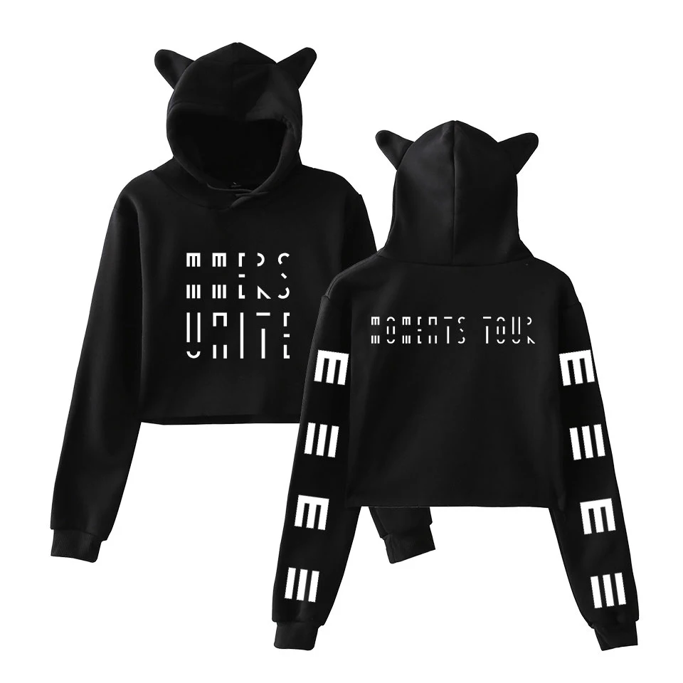 Crop Top Hoodie Fashion Clothes Marcus And Martinus Hoodies Sweatshirts Women Hip Hop XXS To 2XL