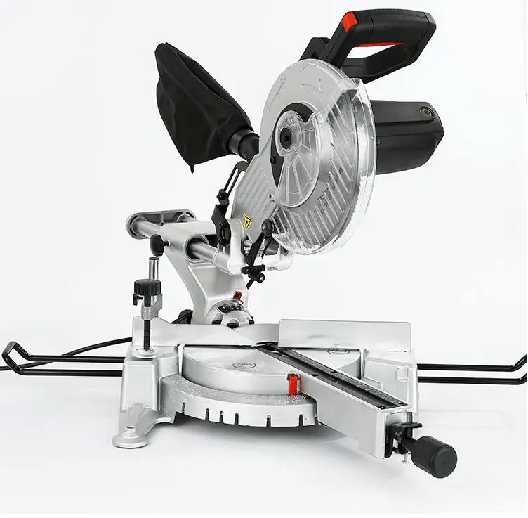 10 Inch Miter Saw Multi-function Lever Saw Table 45 Degree High Precision Aluminum Alloy Wood Cutting