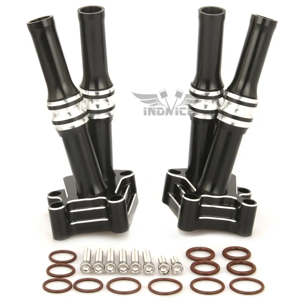 CNC Motorcycle Parts Set of Pushrod Cover and Lifter Block Cover For harley 1999-2015 Twin Cam Models