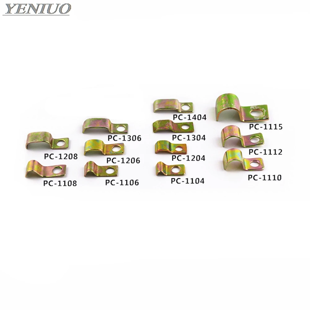 Зажим для труб из поликарбоната, зажим для труб, аксессуары для цепи масла, 4 мм, 6 мм, 8 мм, 10 мм, 12 мм, 15 мм, 22 мм, нейлоновый зажим для труб, гидравлические фитинги