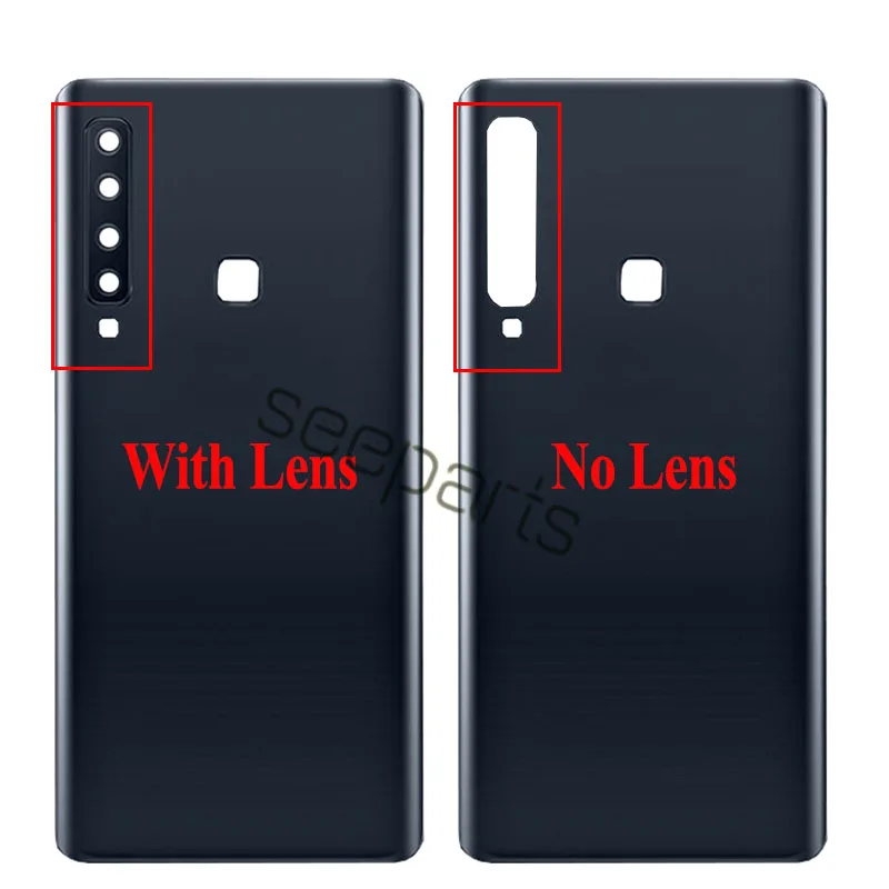 For SAMSUNG Galaxy A9 2018 A920 Back Battery Glass Cover A9S Rear Door Housing Case Replacement For SAMSUNG A9S Battery Cover