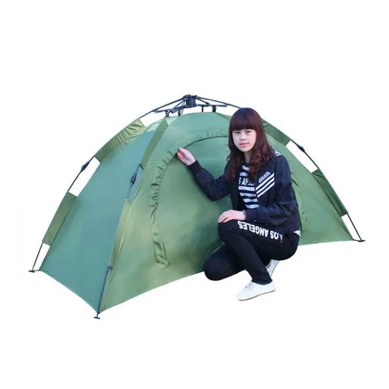 200*100*90CM Single Person Use Automatic Tent Double Layer Waterproof Windproof Camping Tent Beach Tent Ultralight Barraca