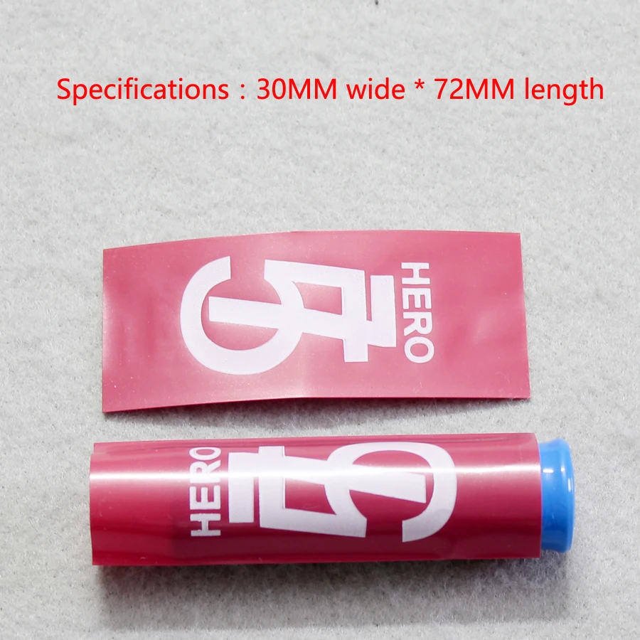 Carcasa exterior de batería de litio 18650, funda termorretráctil de PVC, funda de cojín de aislamiento de película retráctil, capacidad estándar