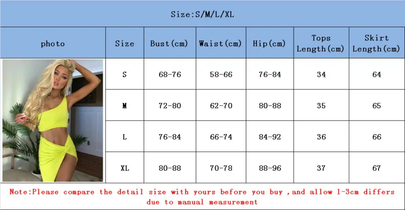 Women Tank Crop Tops Skirt Outfits Two Piece Bodycon Bandage party Mini Dress