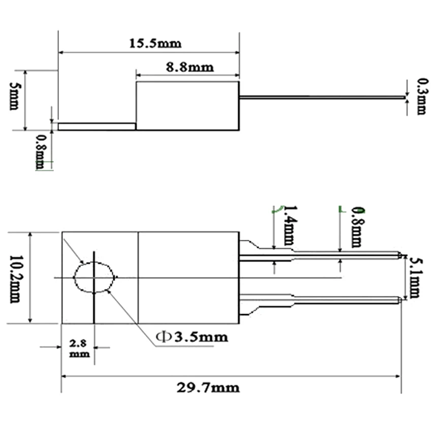 1pcs KSD01F Temperature Sensor Thermostat Switch 40℃45℃50℃55℃60℃70℃80℃90℃95℃100℃105℃110℃115℃120℃130℃125℃ JUC31F Thermal Switch