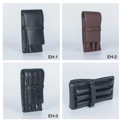NEW CROCODILE SKIN PATTERN Coffee and black options PU LEATHER GIFT PEN CASE ACCOMMODATES 3 PENS school pencil BAG