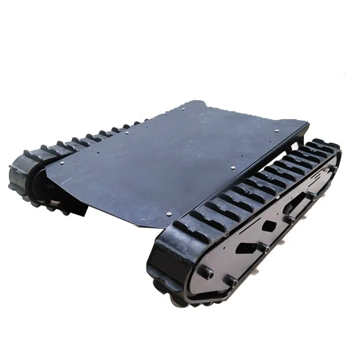 T007 Rubber Track Metal Stainless Steel Load-bearing Wheel Drive Wheel Chain Robot Tank Chassis Kit Large Load