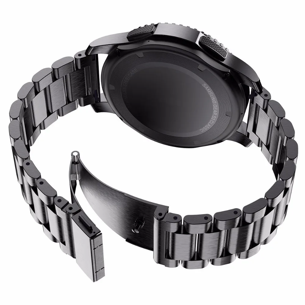 18 20 22 24 mm Voll-Edelstahl-Armband für SAMSUNG GEAR S3 S2 Classic Straps Galaxy Watch 42 46 mm Huawei Watch 2 Pro/GT – Detail 12