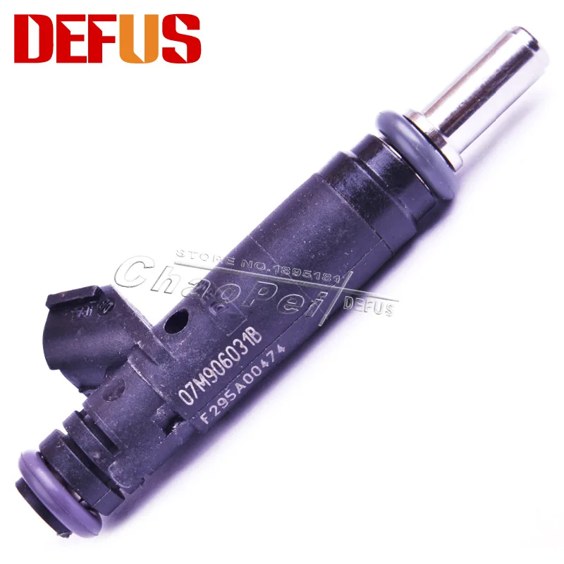 4PCS New Fuel Injectors Nozzle 07M906031B For V-W JE-TTA PASSAT GOLF RABBIT 2.5L I5 2007-2013 OEM Injection Injector Fuel Kits