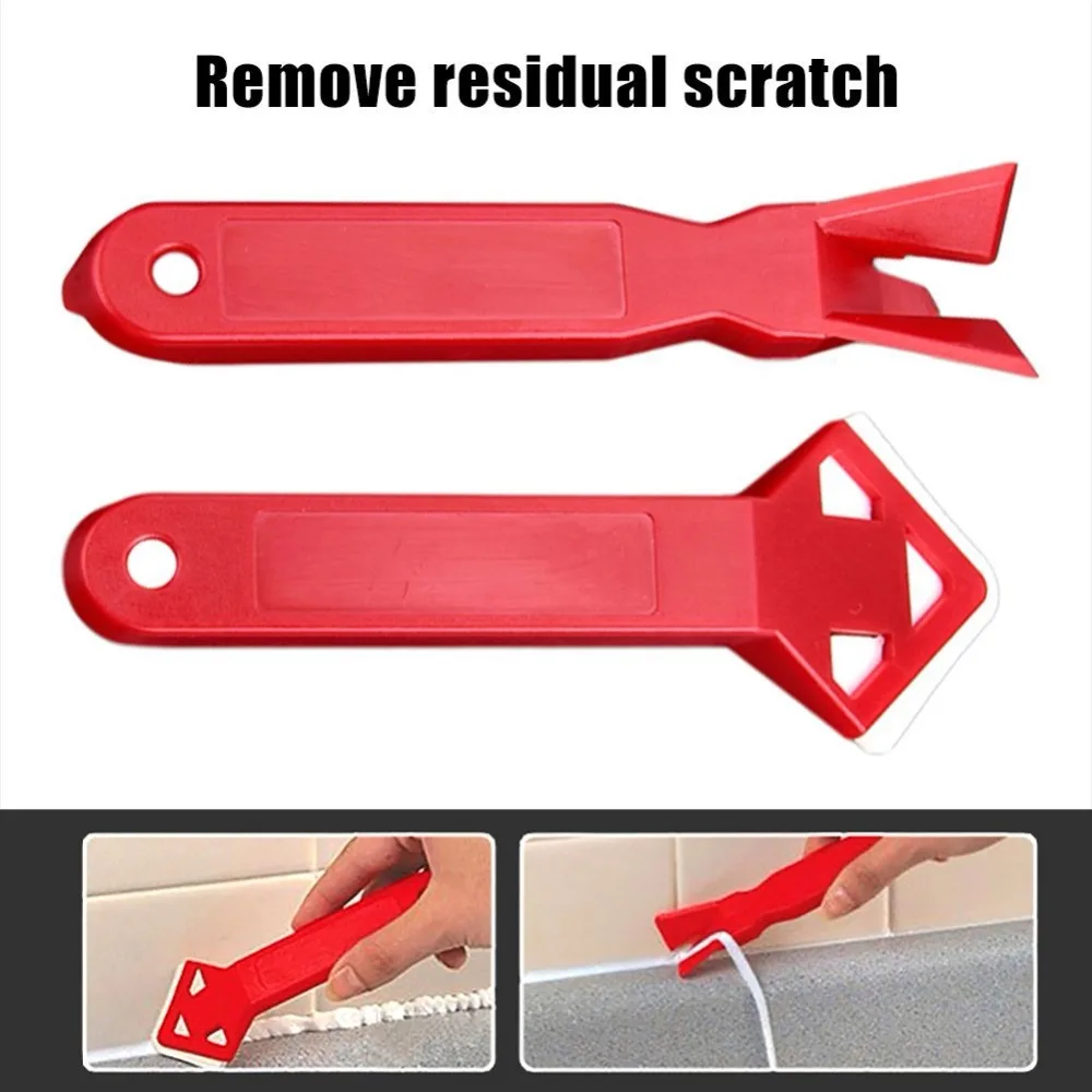 Caulkアウェイリムーバーツールキットプラスチック製リムーバースクレーパー足しつけ爪汚れ除去ツール残留傷を取り除く