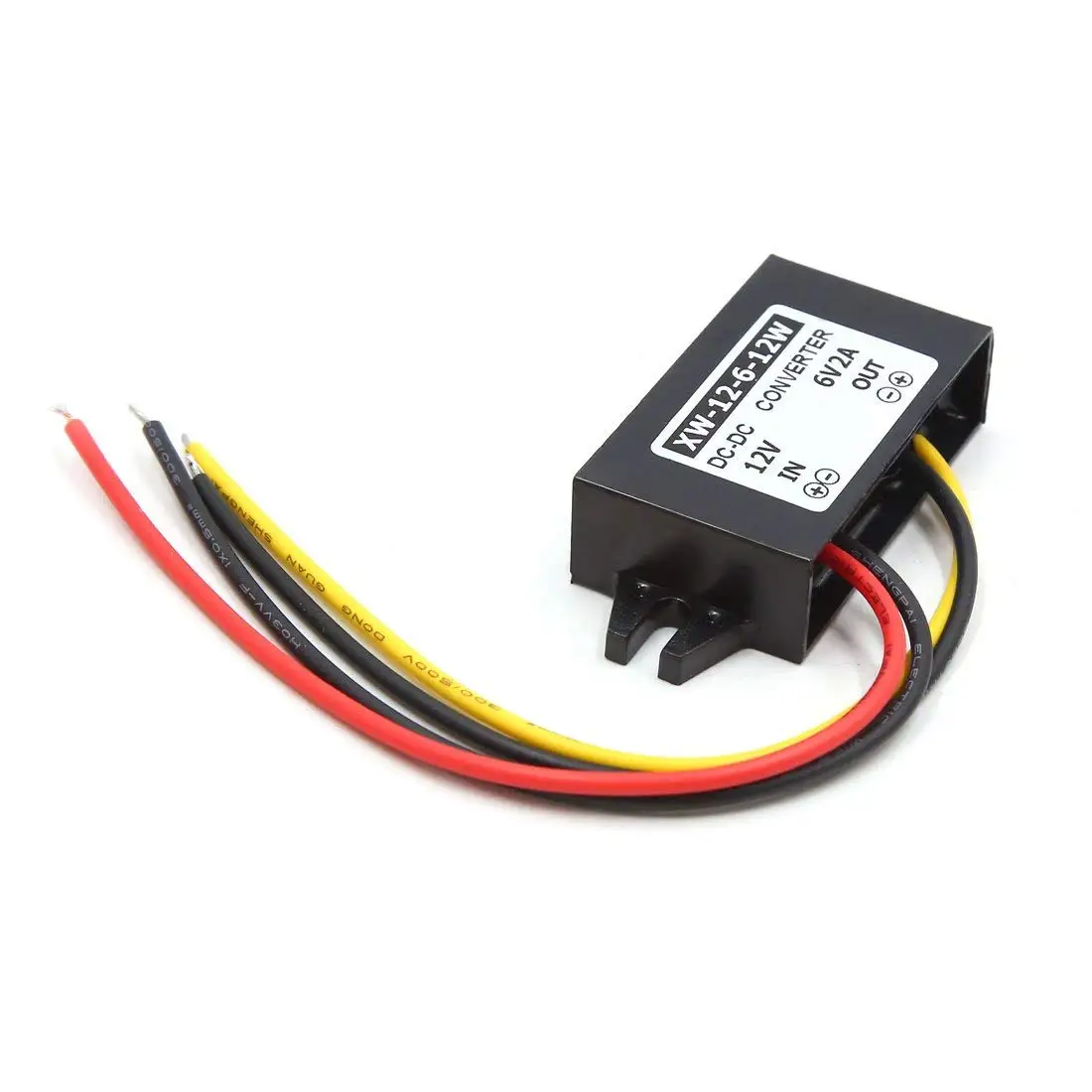 uxcell DC 12V to 6V 2A Car Step Down Reducer Power Supply Transformer Converter