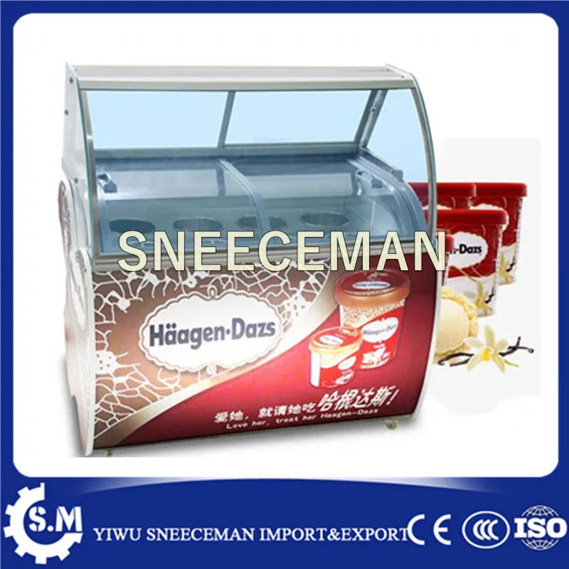 

Deep Freezer Ice Cream Display Cabinet With Front Window