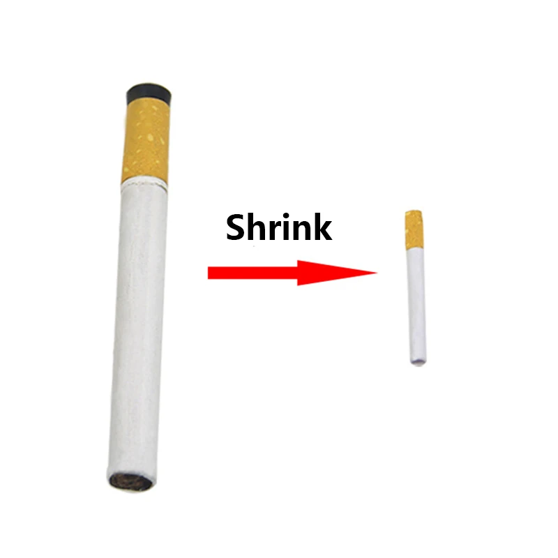 Shrinking Cigarette Magic Tricks Vanishing Diminish Cigarette Magia Close Up Gimmick Props Illusions Comedy Toys for Children