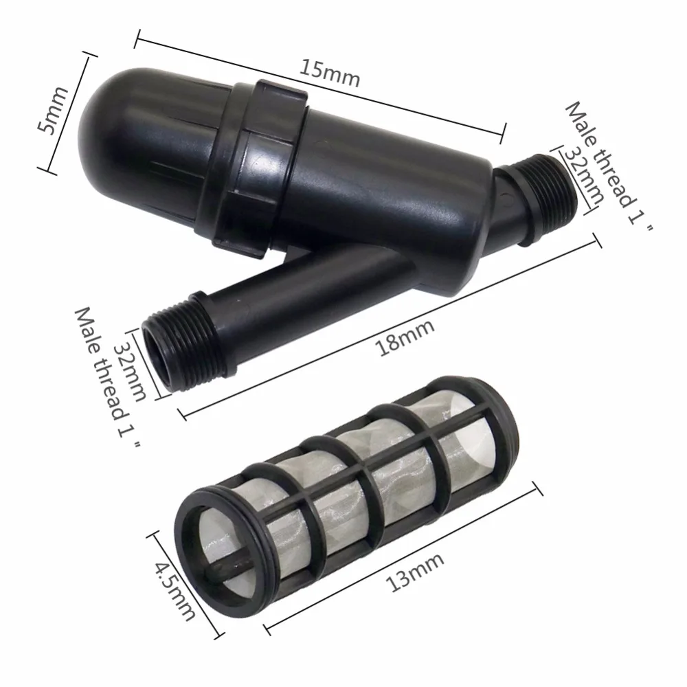 1 Inch External thread Stainless steel filters 100-120 Mesh Screen Garden Agriculture Watering Drip Irrigation Fountain fittings