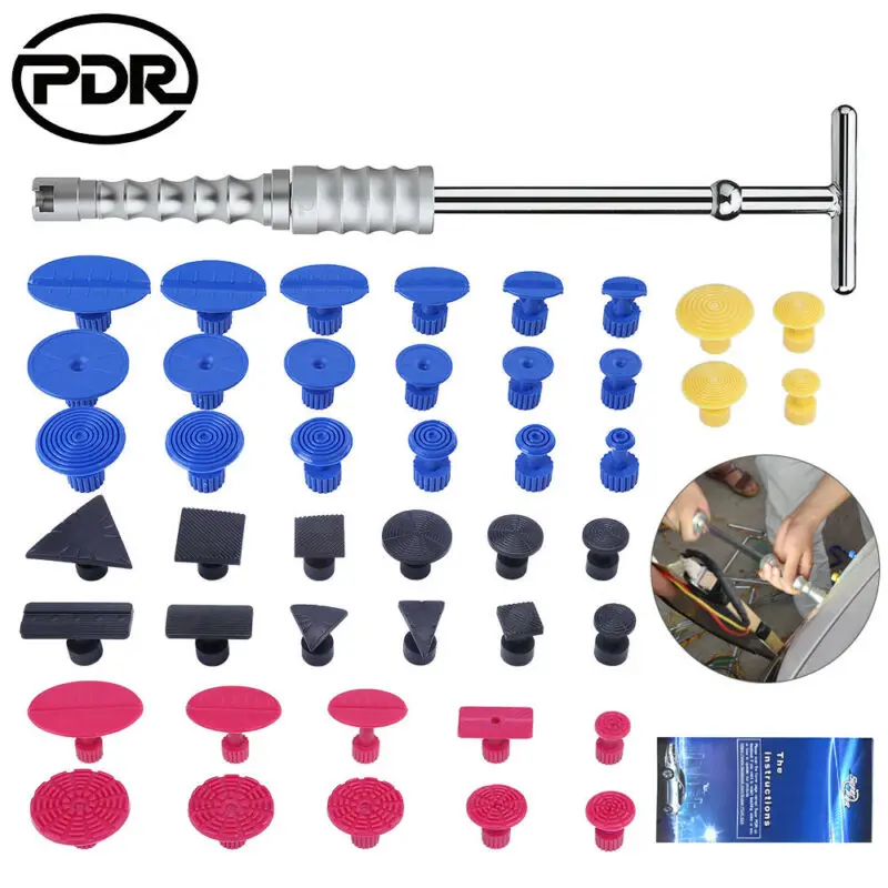 PDR Oбратный Mолоток Reverse Hammer Tool Set Auto Body Suction Cup Car Dent Repair Remover Tool for Hail Damage